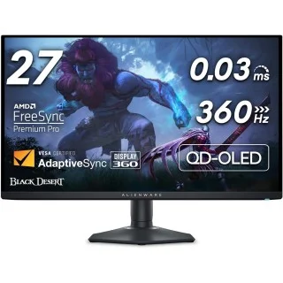 Dell Alienware 27 360Hz QD-OLED Gaming Monitor | AW2725DF with HDR 