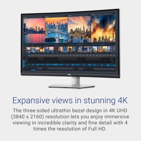 Dell S Series 32 Curved 4K S3221QS UHD Monitor Dell S Series 32 Curved 4K S3221QS UHD Monitor