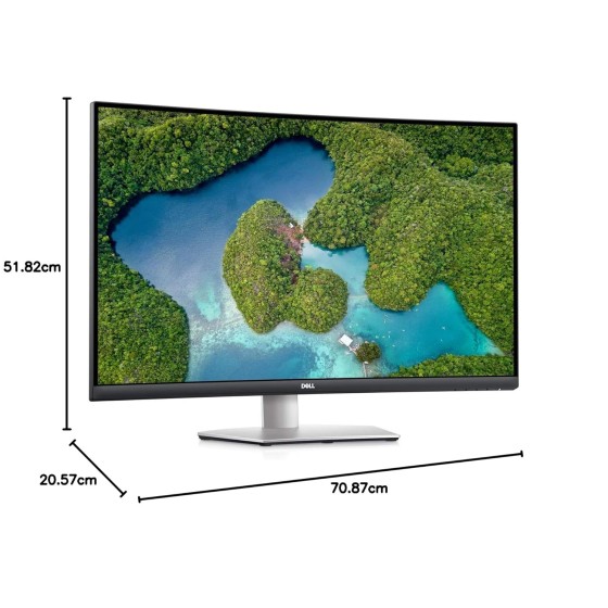 Dell S Series 32 Curved 4K S3221QS UHD Monitor