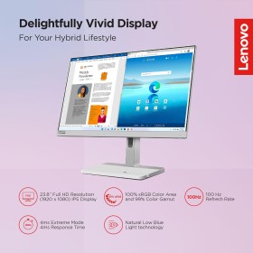 Lenovo L24M-40 24inch FHD IPS Ultraslim Monitor Lenovo L24M-40 24inch FHD IPS Ultraslim Monitor