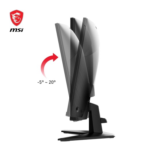 MSI MAG 27CQ6F 27Inch 2K WQHD Curved Gaming Monitor with 1500R 2560 x 1440 Rapid VA Panel, 180 Hz / 0.5ms (GtG, Min.), Adaptive-Sync - DP 1.4a, HDMI 2.0b CEC
