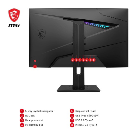 MSI MAG 274QRF QD E2 27Inch 2K WQHD Gaming Monitor MSI MAG 274QRF QD E2 27Inch 2K WQHD Gaming Monitor