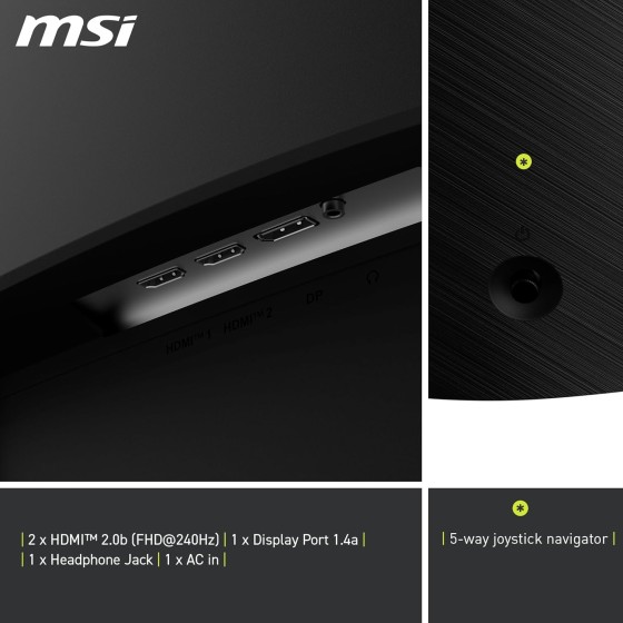 MSI MPG 32C6X 31.5inch FHD Carve Gaming Monitor MSI MPG 32C6X 31.5inch FHD Carve Gaming Monitor