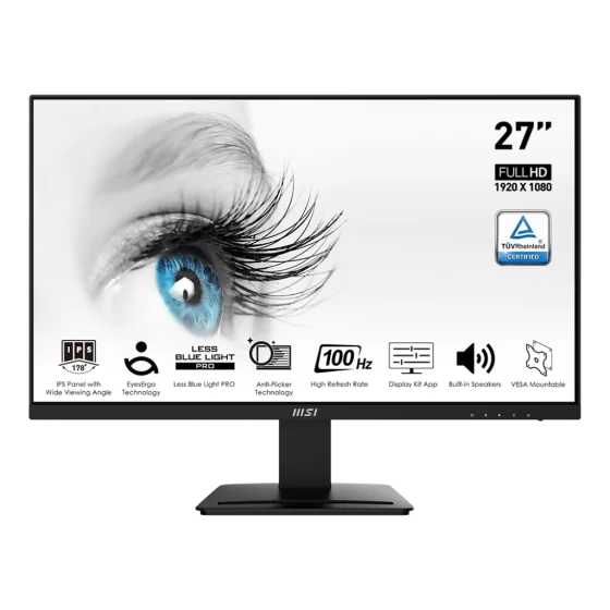 Msi PRO MP273A 27inch Professional Monitor Msi PRO MP273A 27inch Professional Monitor