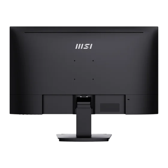 Msi PRO MP273A 27inch Professional Monitor Msi PRO MP273A 27inch Professional Monitor
