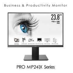 MSI PRO MP241X 24-Inch FHD Monitor 75Hz Anti-Glare VA Panel