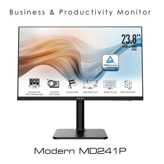 MSI Modern MD241P 24 Inch IPS 75Hz Type C Monitor