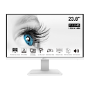 MSI PRO MP243W 24 Inch 75Hz Full HD 1080p 16:9 IPS Panel White Professional Monitor With 100% SRGB, AMD FreeSync, 5ms Response Time, Frameless design and built in speaker