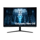 Samsung Odyssey Neo G8 LS32BG850NWXXL 32-inch 4K UHD Curved Gaming Monitor – 240Hz, HDR, FreeSync, G-Sync