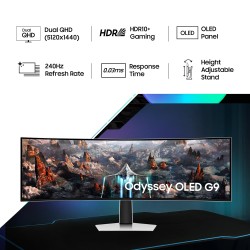Samsung Odyssey Oled G9 Curve 49inch 144Hz DQHD LS49DG910SWXXL
