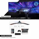 Samsung Odyssey OLED G9 LS49CG930SWXXL 49" Dual QHD 240Hz HDR 400 Curved Gaming Monitor