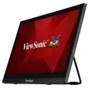 ViewSonic TD1630-3 16 Inch 10-point Projected Capacitive Touch Screen Monitor with HD 768p Resolution, Durable, Scratch-resistant, Advanced Ergonomic Stand Design, Versatile Connectivity, Cross-platform Compatibility, Dual Integrated Speakers and VESA-com