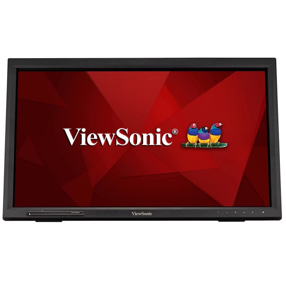 ViewSonic TD2223 22 Inch Full HD 1080p Resolution IR Touch Monitor with Anti-scratch, 7H Hardness, Adjustable Tilt, 75Hz, Dual Integrated Speakers and All Operating System Support