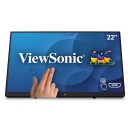 ViewSonic TD2230 22 inch SuperClear IPS panel Full HD 1080p 10-point Projected Capacitive Touch Screen Monitor with USB 3.0 Port, Frameless design, Cross-platform Compatibility, Flexible Angle Adjustment Stand, 7H Scratch-resistant Surface, Dual Integrate
