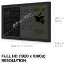 ViewSonic TD3207 32inch FHD Open Frame Touch Monitor