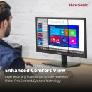 ViewSonic VA1903H-2 19-Inch Monitor WXGA HD 1366x768 Pixels 16:9 Widescreen with Enhanced View Comfort, Custom ViewModes and HDMI for Home and Office,Black (LED Backlit Display)