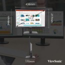 ViewSonic VA1903H-2 19-Inch Monitor WXGA HD 1366x768 Pixels 16:9 Widescreen with Enhanced View Comfort, Custom ViewModes and HDMI for Home and Office,Black (LED Backlit Display)