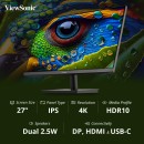 ViewSonic VA2709U-4K 27inch IPS UHD Monitor