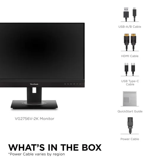 ViewSonic VG2756V-2K 27inch IPS QHD Monitor ViewSonic VG2756V-2K 27inch IPS QHD Monitor