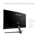 ViewSonic VX2458-C-MHD 24-Inch Full HD 1080P 1800R Curved Gaming Monitor with 1ms Ultra response time, 144Hz refresh rate, AMD FreeSync™ Premium, 85% NTSC wide colour gamut coverage, Flexible Connectivity and 3W Dual Speakers