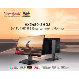 ViewSonic VX2480-SHDJ 24inch IPS FHD Monitor ViewSonic VX2480-SHDJ 24inch IPS FHD Monitor