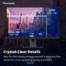 ViewSonic VX2758A-2K-PRO-2 27inch IPS QHD Gaming Monitor