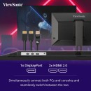 ViewSonic VX2758A-2K-PRO-2 27inch IPS QHD Gaming Monitor