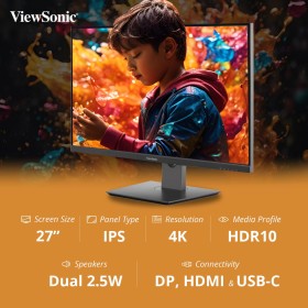 ViewSonic VX2762U-4K 27inch IPS UHD Monitor ViewSonic VX2762U-4K 27inch IPS UHD Monitor
