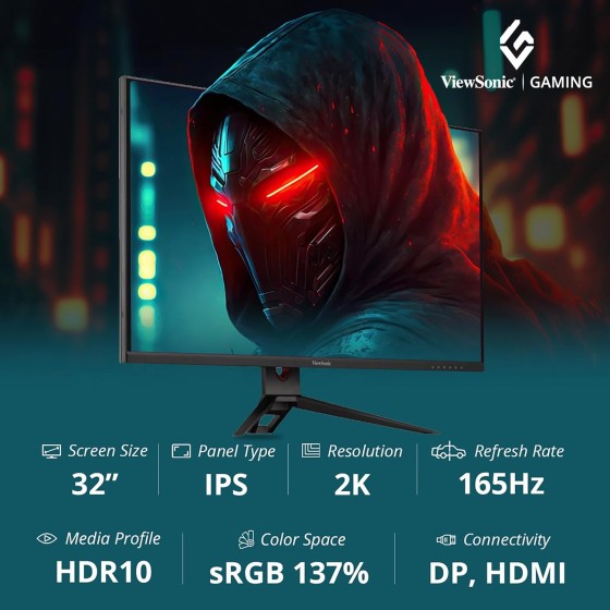 ViewSonic Omni VX3219-2K-PRO-2 32inch QHD Gaming Monitor ViewSonic Omni VX3219-2K-PRO-2 32inch QHD Gaming Monitor