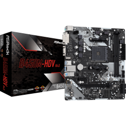 ASRock B450M-HDV R4.0 DDR4 Motherboard ASRock B450M-HDV R4.0 DDR4 Motherboard