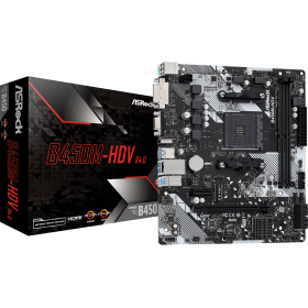 ASRock B450M-HDV R4.0 DDR4 Motherboard