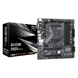 ASRock B450M Pro4 R2 DDR4 Motherboard ASRock B450M Pro4 R2 DDR4 Motherboard