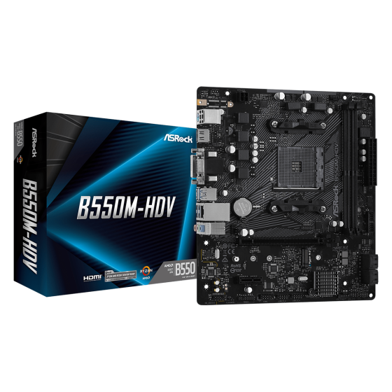 ASRock B550M-HDV DDR4 Motherboard