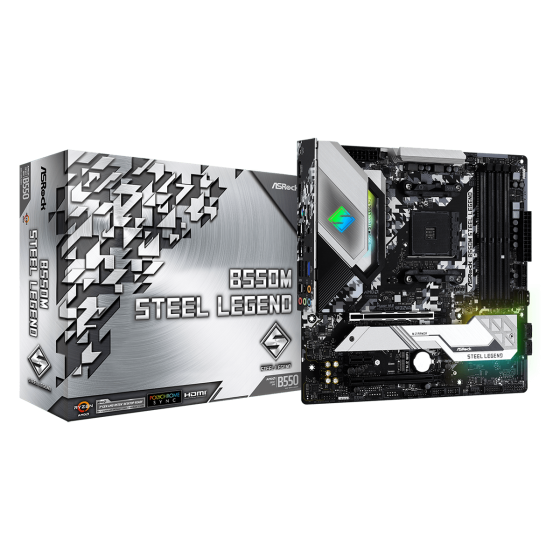 ASRock B550M Steel Legend DDR4 Motherboard