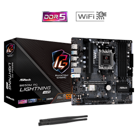 ASRock Phantom Gaming B650M PG Lightning WiFi DDR5 Motherboard