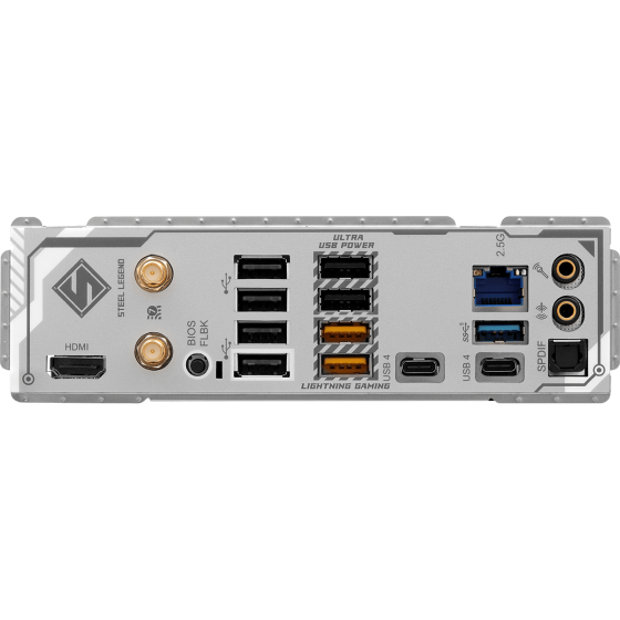 ASRock X870 Steel Legend WIFI AM5 AMD Base Motherboard ASRock X870 Steel Legend WIFI AM5 AMD Base Motherboard