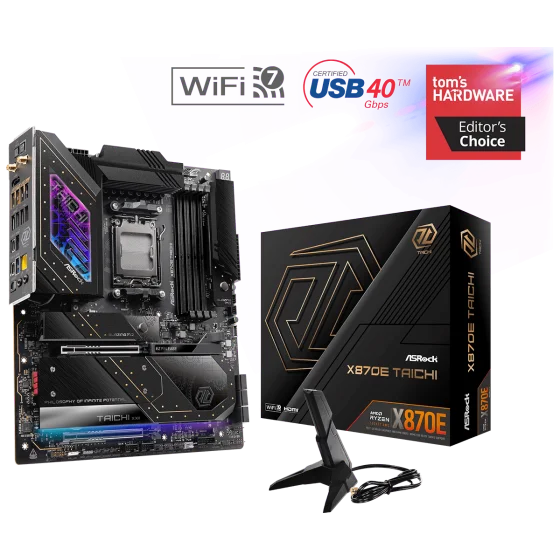 ASRock X870E TaichiI AM5 AMD Base Motherboard