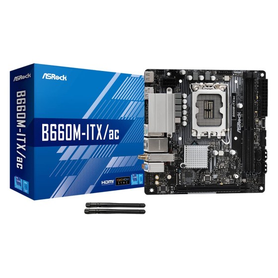 ASRock B660M-ITX/ac LGA 1700 Motherboard