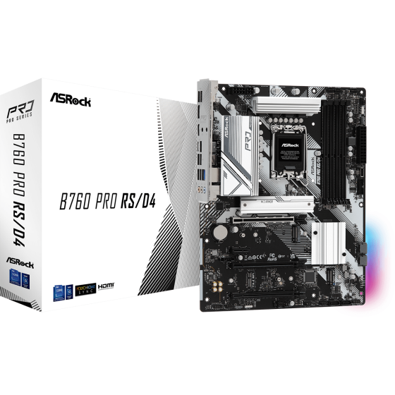 ASRock B760 Pro RS/D4 LGA1700 Motherboard