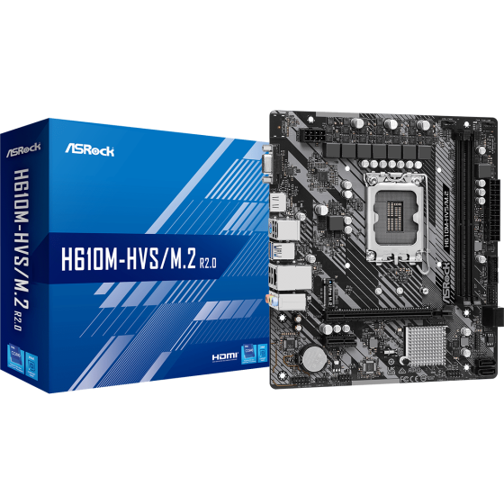 ASRock H610M-HVS/M.2 R2.0 LGA1700 Motherboard