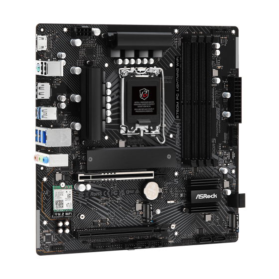 ASRock B760M PG Lightnig WIFI LGA 1700 Intel Base Motherboard ASRock B760M PG Lightnig WIFI LGA 1700 Intel Base Motherboard