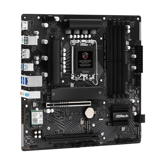 ASRock B760M PG Lightnig WIFI LGA 1700 Intel Base Motherboard ASRock B760M PG Lightnig WIFI LGA 1700 Intel Base Motherboard