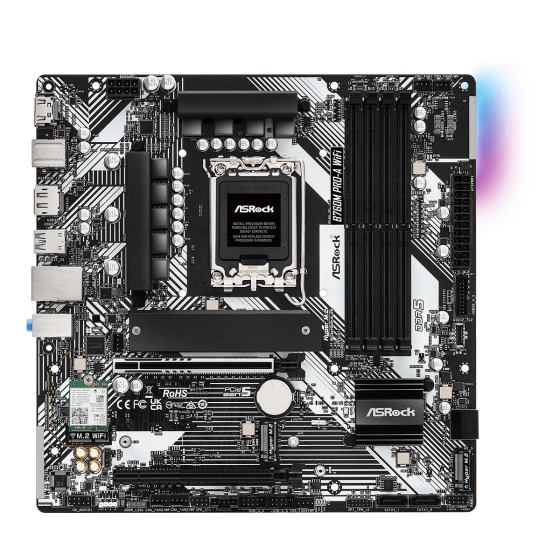 ASRock B760M Pro A WIFI LGA 1700 Intel Base Motherboard ASRock B760M Pro A WIFI LGA 1700 Intel Base Motherboard