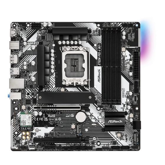 ASRock B760M Pro A WIFI LGA 1700 Intel Base Motherboard ASRock B760M Pro A WIFI LGA 1700 Intel Base Motherboard