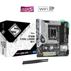 ASRock B760M Steel Lagend WIFI LGA 1700 Intel Base Motherboard ASRock B760M Steel Lagend WIFI LGA 1700 Intel Base Motherboard