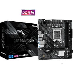 ASRock H610M-X D5 LGA 1700 Intel Base Motherboard