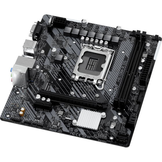 ASRock H610M-X D5 LGA 1700 Intel Base Motherboard ASRock H610M-X D5 LGA 1700 Intel Base Motherboard