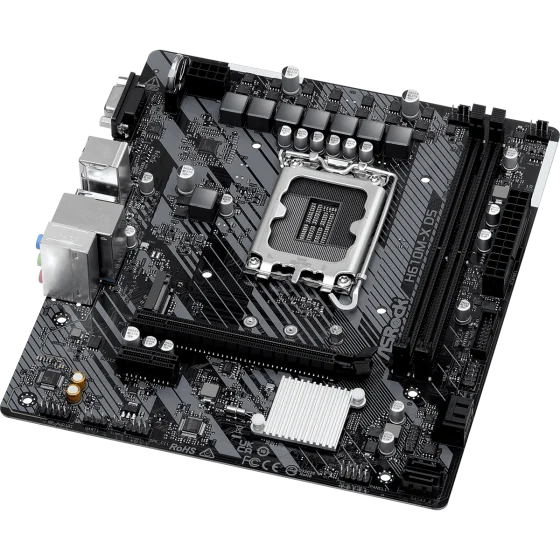 ASRock H610M-X D5 LGA 1700 Intel Base Motherboard ASRock H610M-X D5 LGA 1700 Intel Base Motherboard