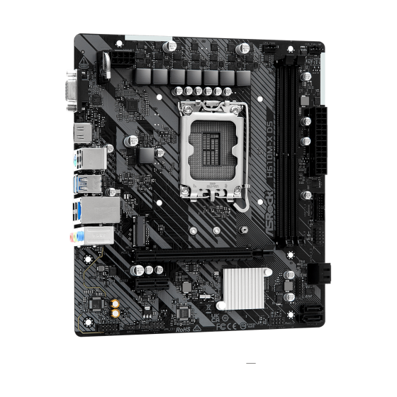 ASRock H610M-X D5 LGA 1700 Intel Base Motherboard ASRock H610M-X D5 LGA 1700 Intel Base Motherboard