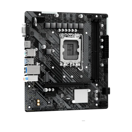 ASRock H610M-X D5 LGA 1700 Intel Base Motherboard ASRock H610M-X D5 LGA 1700 Intel Base Motherboard